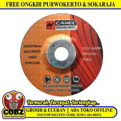 4 IN / CAMEL Metal Grinding Mata Gerinda Poles Asah Besi