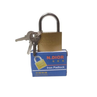 38 MM / N. DIOR Gembok Pintu Pagar Padlock Anti Maling Leher Pendek