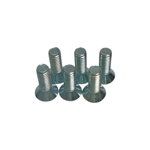 M 5 x 15 MM / TM Baut JF Kepala Rata Plus Putih Biji
