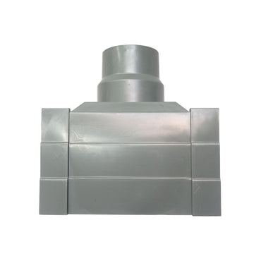 4 IN / TM Torong Corong Sambungan Fitting Talang Kotak PVC