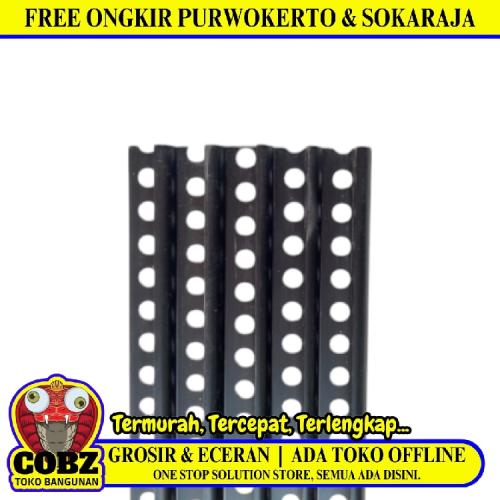 240 CM / COBZ Tile Trim Lis List Keramik Granit Plastik PVC Hitam Batang