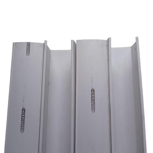 12 CM X 11 CM X 4 M / CHAMPION Talang Kotak Pipa Air Hujan Putih Batang