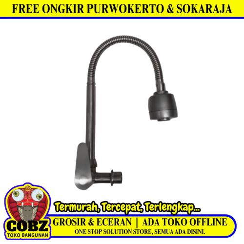 1/2 IN / FAUCET ART S8A Kran Angsa Fleksibel Sink BCP Tembok Stainless