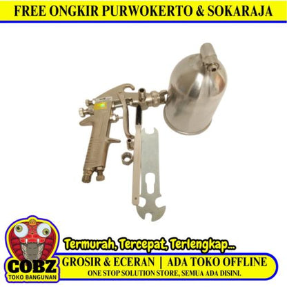 400 CC/ MEIJI F75 Spray Gun Tabung Atas Spet  Cat Semprot Kompresor