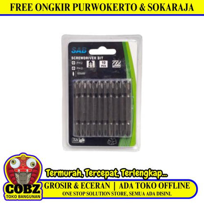 PH 2 x 65 MM / SAB Mata Obeng Angin Screwdriver Plus Plus Magnet Set