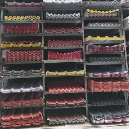 0.3 MM x 75 CM x 3 M / TM Spandek Pasir Gelombang Kecil Hijau Lembar