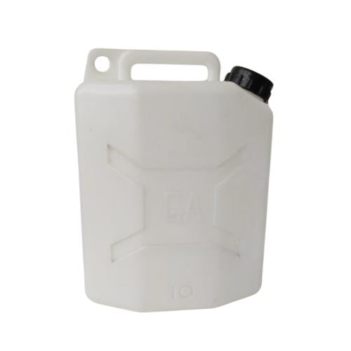 10 L / GA Jerigen Jeligen Drigen Botol Plastik PVC Putih