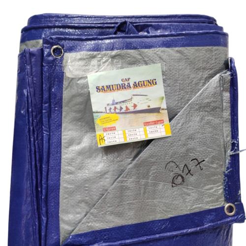 5 M X 7 M / TM Terpal Tarpaulin Tutup Plastik PVC Warna Luar Warna Dalam