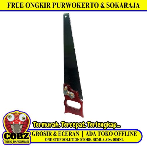 16 IN / DMD SUPER Gergaji Kayu Pohon Tangan Hand Saw Gagang Kayu