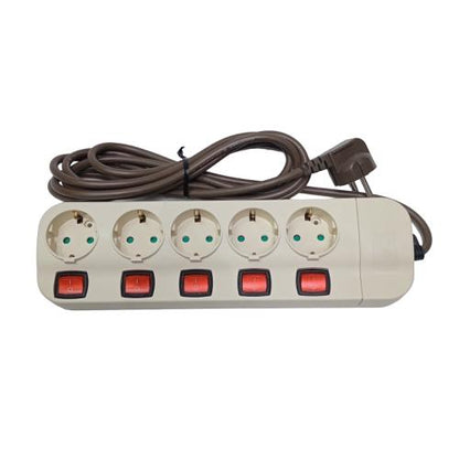 5 LB x 300 CM / UTICON Stop Kontak terminal Colokan Kabel + Switch