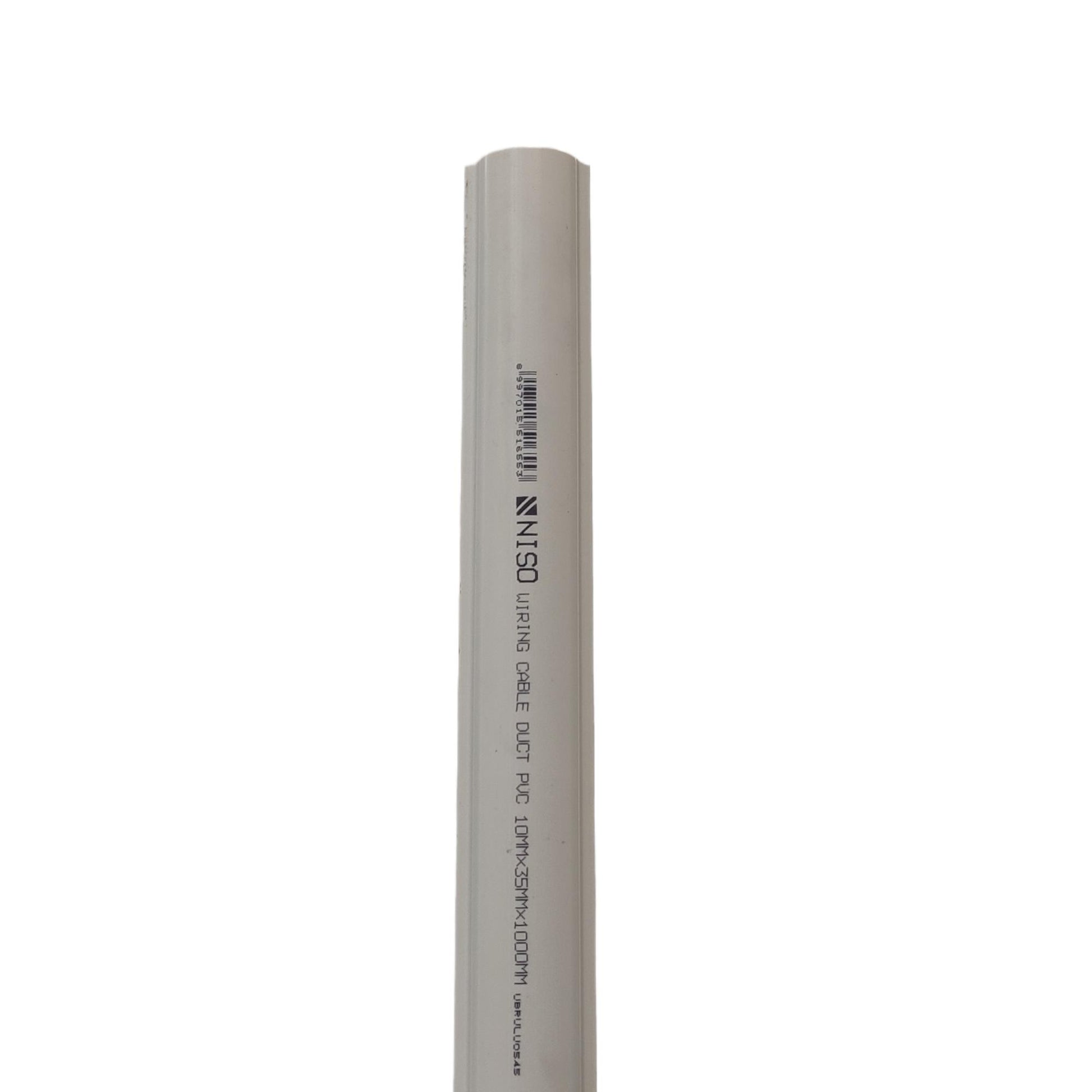 10 MM x 35 MM x 100 MM / NISO Kabel Ducting Trunking Protector Putih Lantai