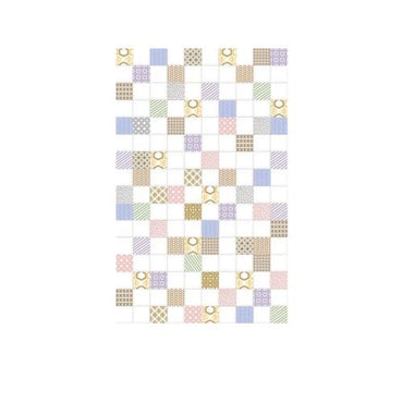 25 CM x 40 CM / UNO ONYX Keramik Dinding Kamar Mandi Glossy White Dus