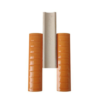 10 CM / TM Kuku Macan Bon Bon Lis Keramik Garis Orange Lembar