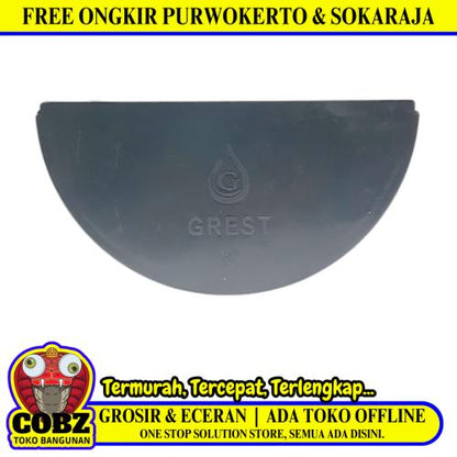 8 IN / TM Dop Cap Tutup Sambungan Fitting Pipa Belah PVC