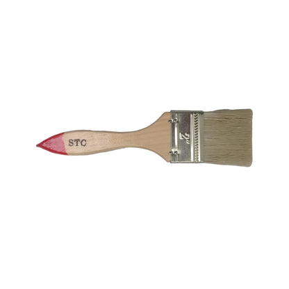 2 IN / STC Kuas Cat Tembok Kayu Besi Air Acyrlic Paint Brush