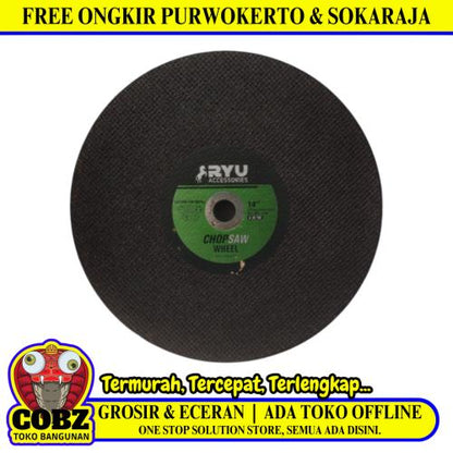 14 IN / RYU Metal Grinding Mata Gerinda Potong Cutting Besi Baja