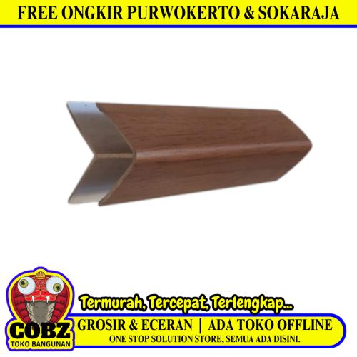 3 CM x 4 CM x 4 M / SHUNDA PLAFON LS-305-6 List Profil H Sudut Plafon U PVC Batang