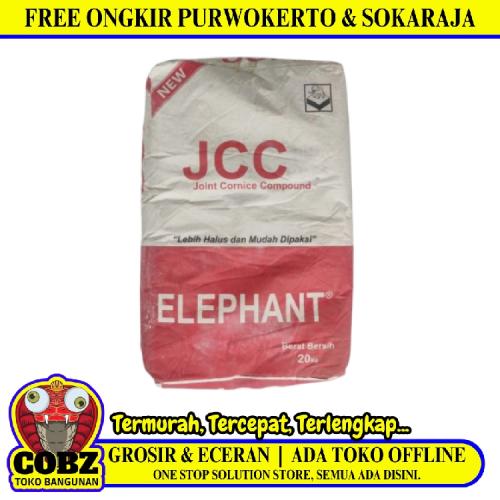 20 KG / ELEPHANT Cornice Adhesive Compound Kompon Gypsum Sak