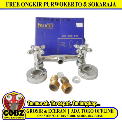 1/2 IN / FAUCET SL8022 Kran Air Shower Panas Dingin Stainless