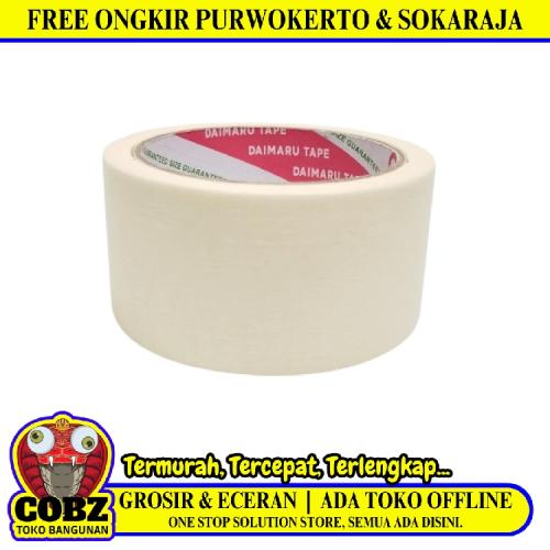 48 MM / DAIMARU Isolasi Selotip Lakban Kertas Masking Tape