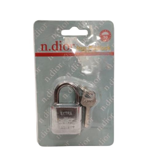 30 MM / N. DIOR Gembok Pintu Pagar Padlock Anti Maling Leher Pendek