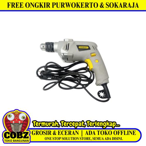 STANLEY Mesin Bor Tangan Impact Bolak Balik Kabel Set