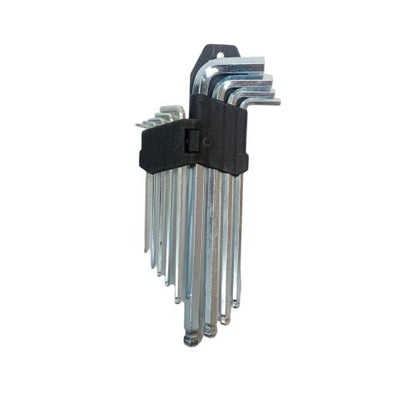 1.5 MM - 10 MM / GIGAN Kunci L Hexagon Ballpoint Panjang Wrench Screw 9 Pcs Set