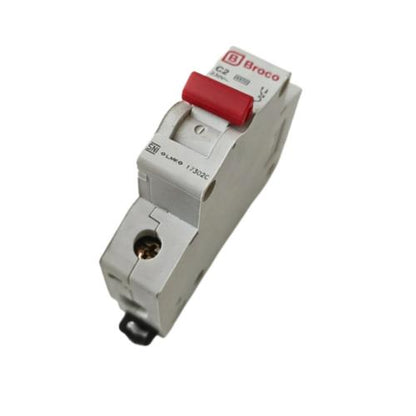 2 A / BROCO MCB Pemutus Sekring Sirkuit Arus Listrik Circuit Breaker