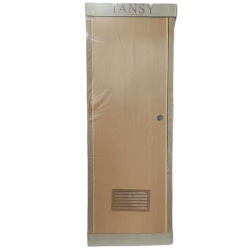 9.4 CM x 70 CM x 194 CM / TM Pintu Kamar Mandi PVC Kayu Coklat Set