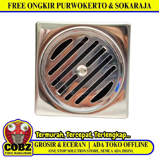 4 1/2 IN / COBZ 20-A Saringan Got Leher Panjang Floor Drain Stainless