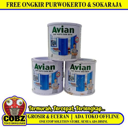 100 CC / AVIAN GLOSSY Cat Kayu Besi Wood Metal Paint Kaleng