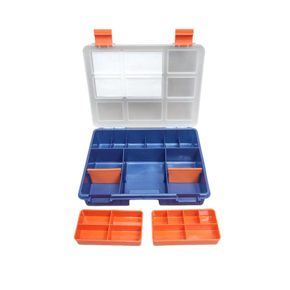 29 CM x 22 CM x 6 CM / KENMASTER1447 Tool Organizer Box Kotak Perkakas