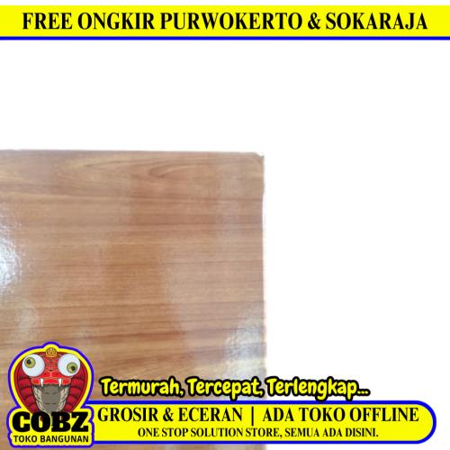 3 MM x 90 CM x 210 CM / TM Triplek Melamin Polyprint Pintu 1 Sisi Glossy Muda Lembar