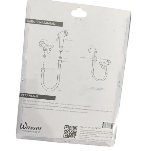 1/2 IN X 120 CM / WASSER 88TS Jet Shower Cebok Toilet Plastik PVC Set