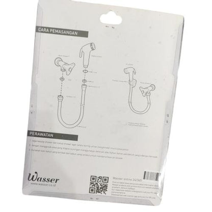 1/2 IN X 120 CM / WASSER 88TS Jet Shower Cebok Toilet Plastik PVC Set