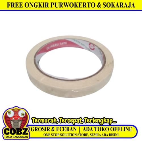 12 MM / DAIMARU Isolasi Selotip Lakban Kertas Masking Tape