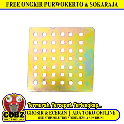 4 IN / NM Saringan Got Plat Floor Drain Kamar Mandi Stainless