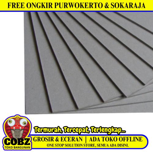 15 MM x 122 CM x 244 CM / TM Papan PVC Foam Board Grey Lembar