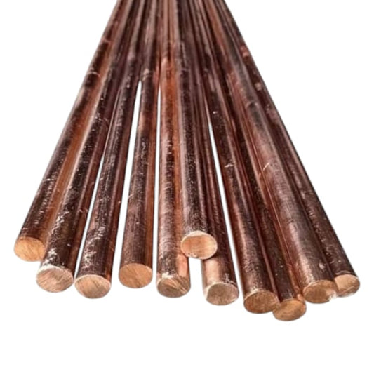 10 MM x 1.5 M / TM Tiang Arde Stick Grounding Anti Petir Tembaga Batang