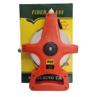 30 M / GOLDEN BULL Meteran Tancap Roll Gulung Alat Ukur Measuring Tape