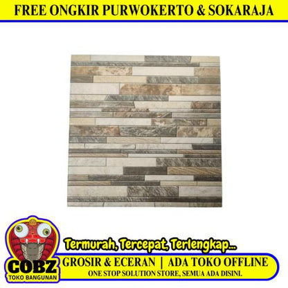 40 CM x 40 CM / ARWANA 1812 Keramik Lantai Teras Garasi Matte Grey Dus