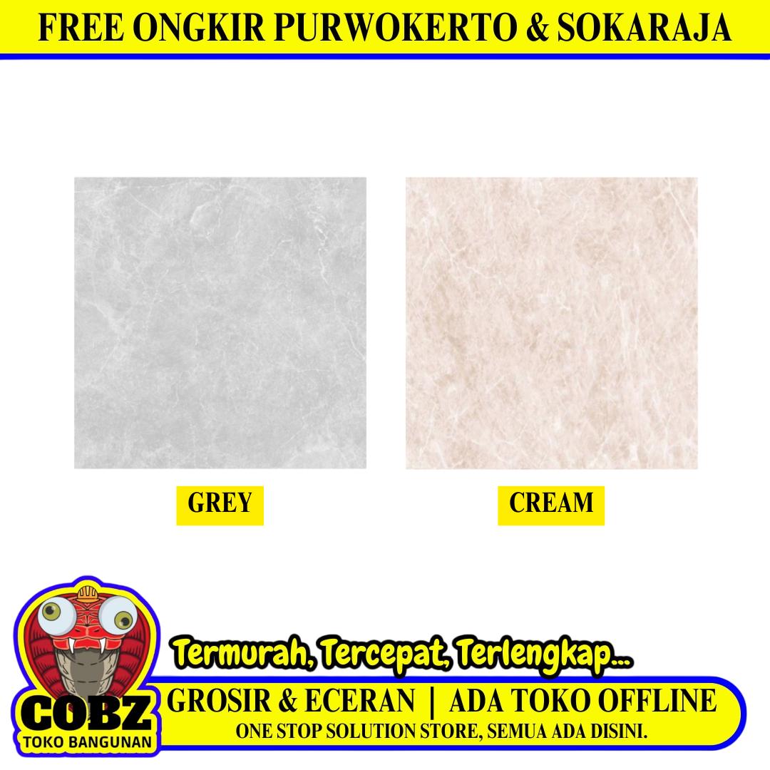 50 CM x 50 CM / ASIA TILE FOSTER Keramik Lantai Rumah Glossy Dus