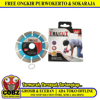 4 IN / TRUCUT Dry Mata Gerinda Potong Keramik Diamond Cutting Wheel