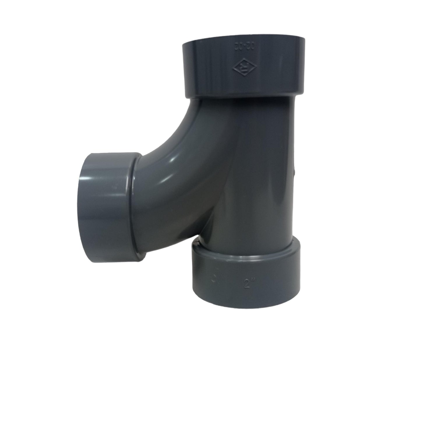 2 IN / RUCIKA D - LT Tee Large Radius Sambungan Fitting Pipa PVC
