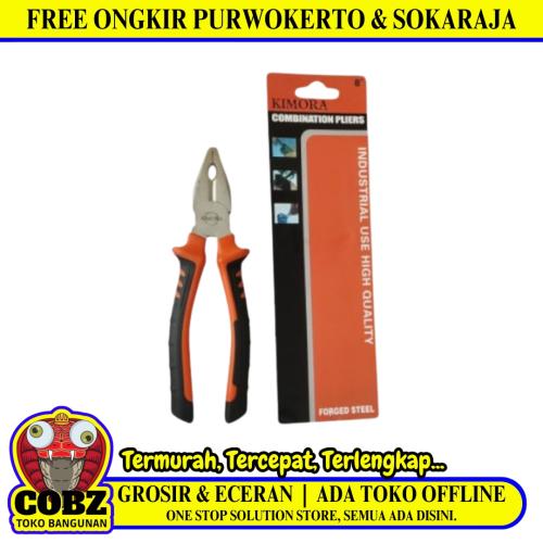 8 IN / KIMORA Tang Kombinasi Kawat Kabel Combination Pliers