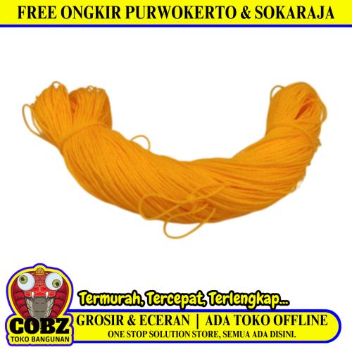 1.5 MM / TM K Polos Tali Tambang Ikat Nylon Plastik PVC Warna Roll