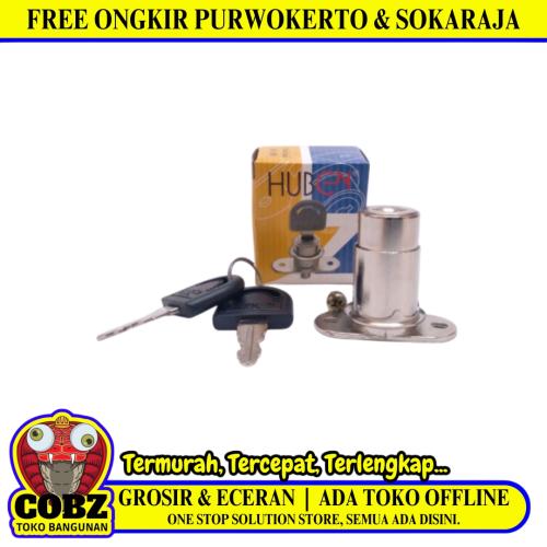 16 MM / HUBEN HL 105 Kunci Laci Lemari Cabinet Push Lock Kecil Set