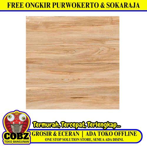 60 CM x 60 CM / SERENITY AKASIA Granit Lantai Rumah Glossy Dus