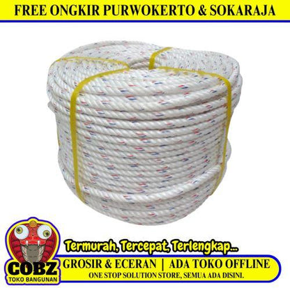 14 MM / TM Tali Tambang Ikat Nylon Plastik PVC Warna KG