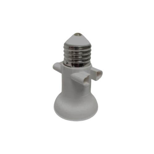 MATSUI Fitting Lampu Kombinasi Socket Stop Kontak Putih